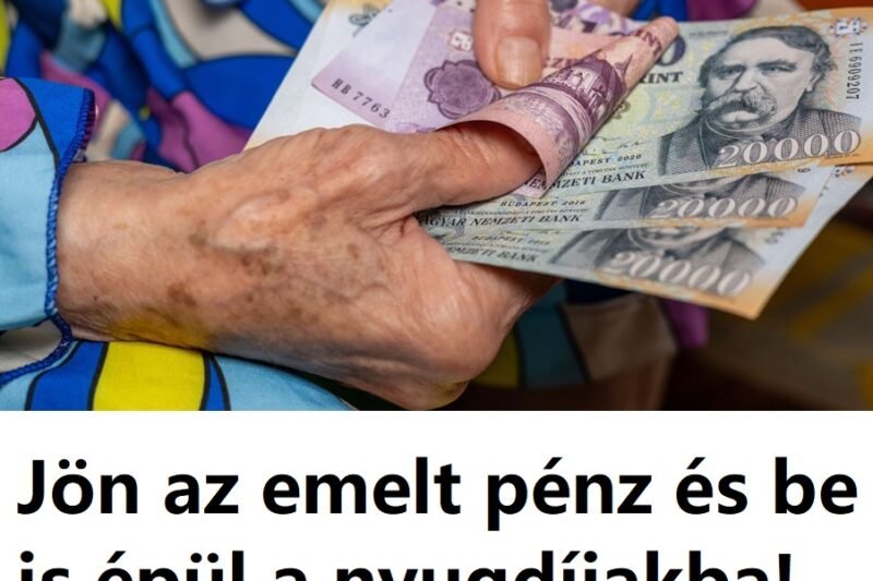 Nagyon jól járnak a nyugdíjasok: jön az emelt pénz és be is épül a nyugdíjakba
