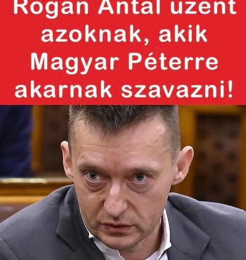 Rogán üzent a Magyar Péterre szavazóknak