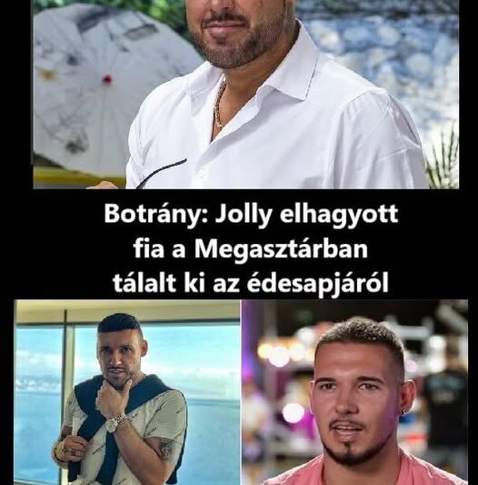 Botrány: Jolly elhagyott fia a Megasztárban tálalt ki az édesapjáról