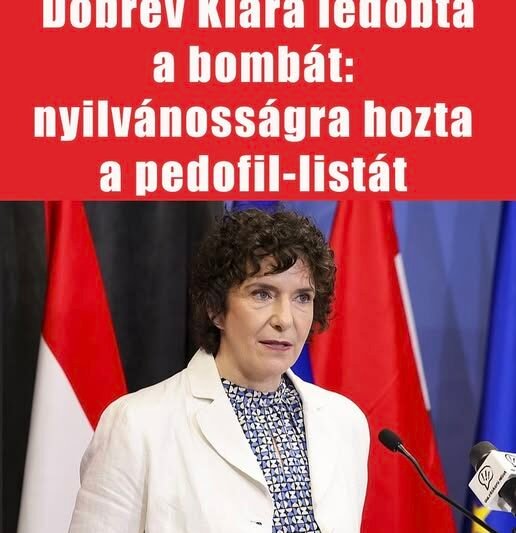 Dobrev Klára ledobta a bombát: nyilvánosságra hozta a pedofil-listát 👇 Cikk a hozzászólásoknál >>>