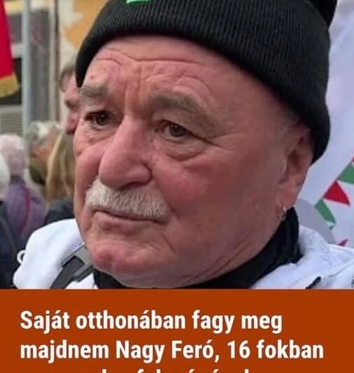 Saját otthonában fagy meg majdnem Nagy Feró, 16 fokban fáznak a feleségével