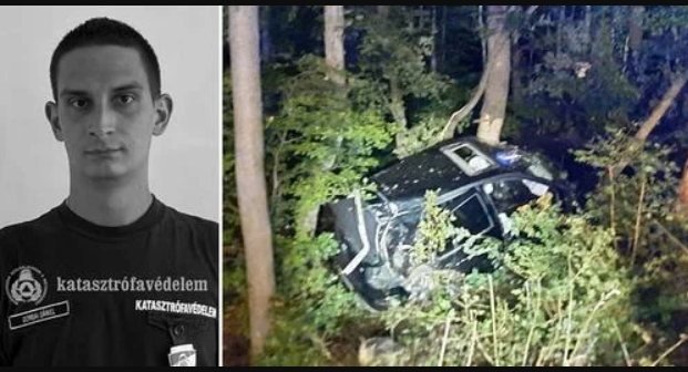 „Nyugodj békében, Bajtárs” – Három napig dolgozhatott tűzoltóként a 24 éves férfi, aki meghalt a pilisszentlászlói horrorbalesetben