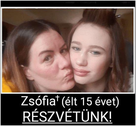 Kedves mindenki, kedves ismerősök.. Mély fájdalommal tudatom, hogy szeretett gyermekem a tegnapi nap elhunyt…🖤