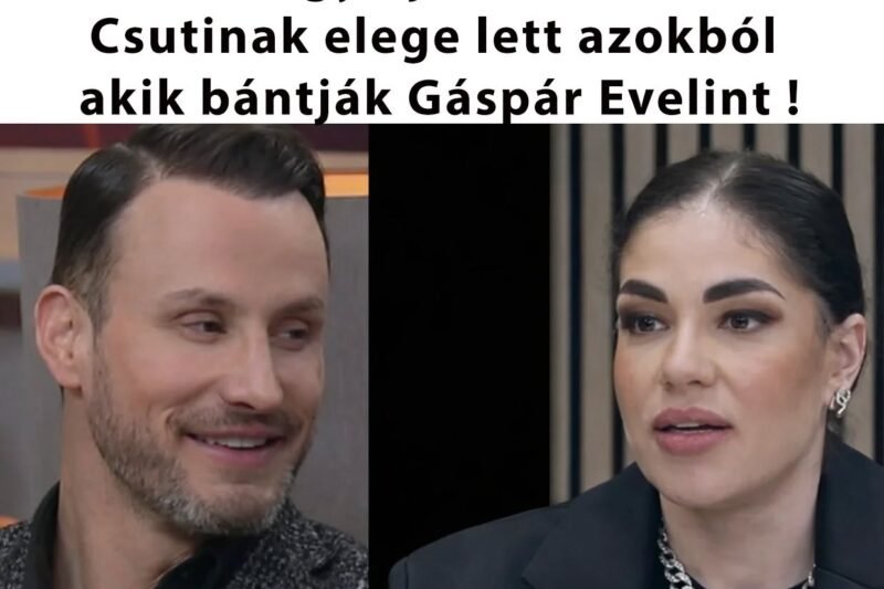 Aki bántja Evelint az most jól figyeljen ide!Csutinak elege lett azokból akik bántják Gáspár Evelint