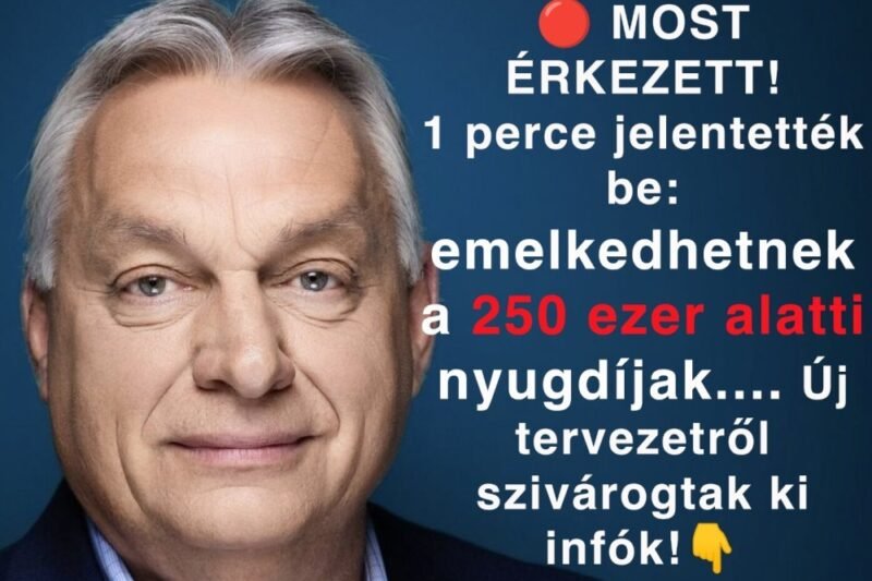 🔴 FRISS! 1 Perce érkezett ! Fordulat jöhet az alacsony nyugdíjaknál? Új lépés készül a 250 ezer forint alatti ellátások ügyében 2026-ban