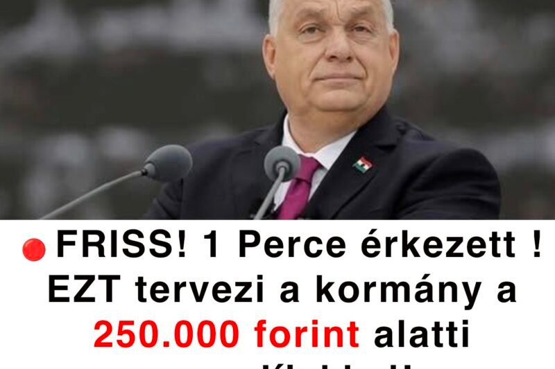 FRISS! 1 Perce érkezett! Fordulat jöhet az alacsony nyugdíjaknál? Új lépés készül a 250 ezer forint alatti ellátások ügyében 2026-ban