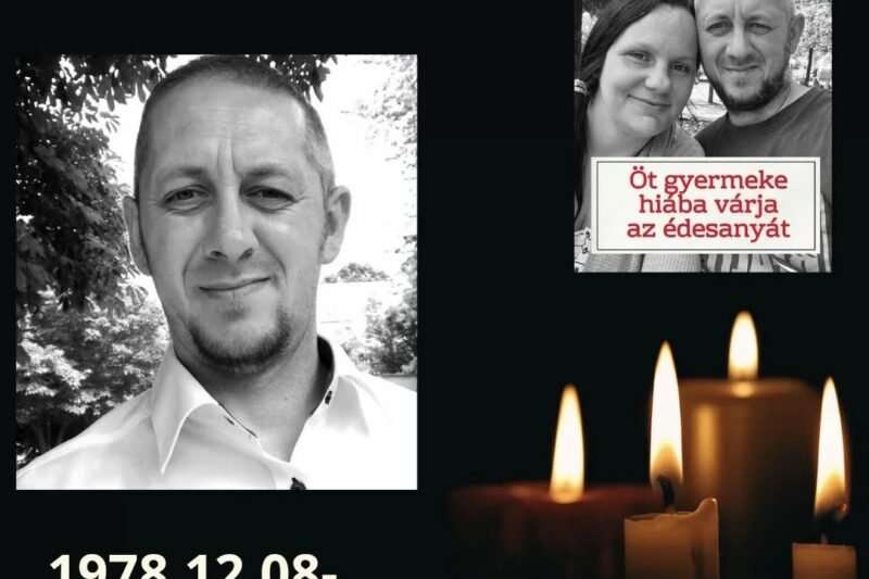 5 gyermek maradt árván, miután egy hónappal ezelőtt az édesanyjuk Mónika, tegnap pedig az édesapjuk Szabolcs elhunyt.