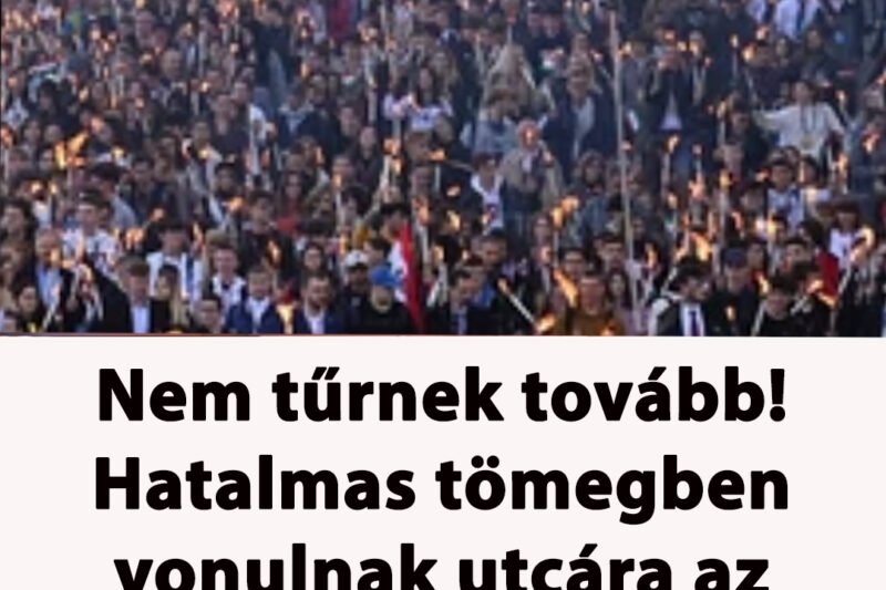 Nem tűrnek tovább! Hatalmas tömegben vonulnak utcára az emberek Budapesten