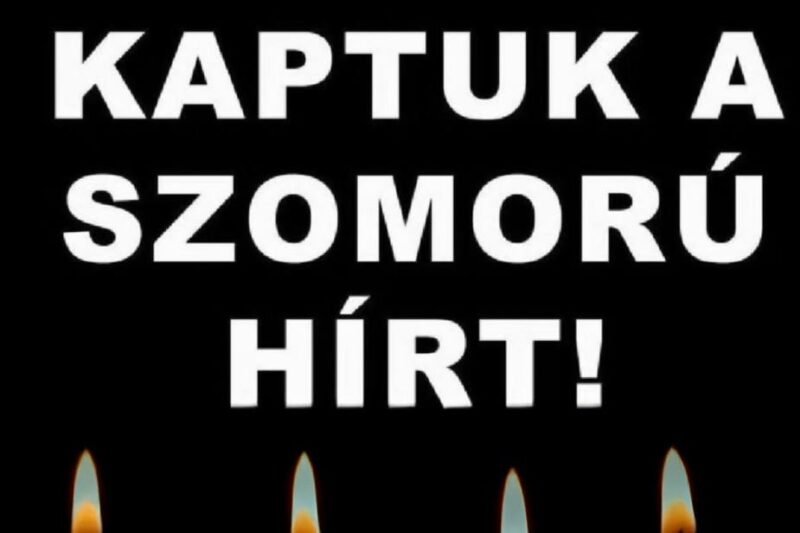 1 perce érkezett! Gyászba borult az ország – Szörnyű hírt kaptunk ma reggelre – nagy név távozott közülünk! 👇𝐂𝐢𝐤𝐤 𝐚 𝐡𝐨𝐳𝐳𝐚́𝐬𝐳𝐨́𝐥𝐚́𝐬𝐨𝐤𝐧𝐚́𝐥!