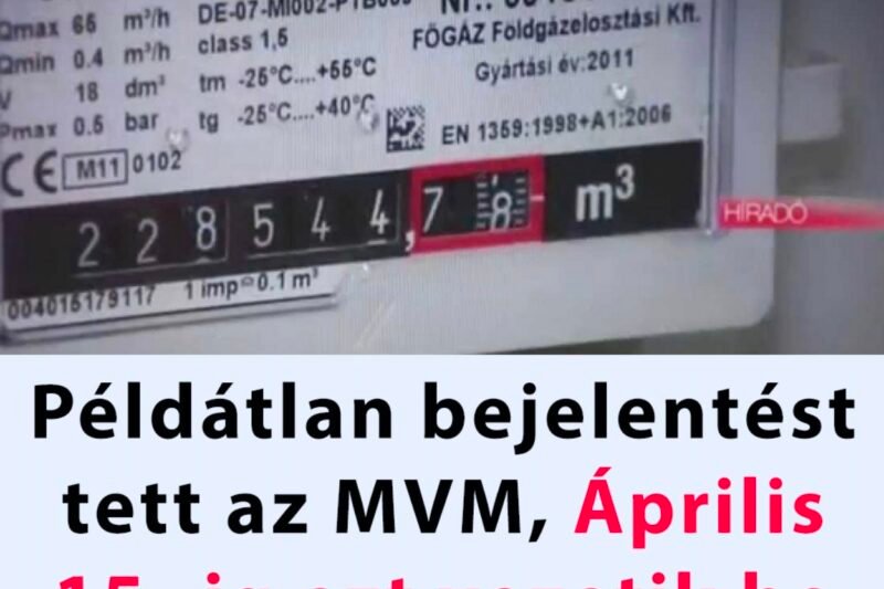 Példátlan bejelentést tett az MVM: Április 15-ig fontos változás lép életbe Magyarországon