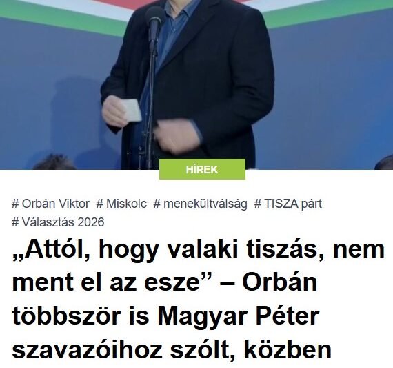 „Attól, hogy valaki tiszás, nem ment el az esze” – Orbán többször is Magyar Péter szavazóihoz szólt, közben ezerforintos benzinnel riogatott