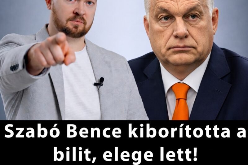 Szabó Bence kiborította a bilit, elege lett!Elmondta az igazat ! EBBŐL BOTRÁNY LESZ AZ TUTI!