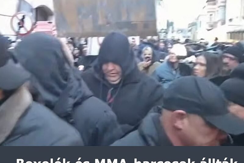 „Boxolók és MMA-harcosok állták el az utat” – küzdősportolók tartóztatták fel az Orbán ellen tüntetőket Győrben