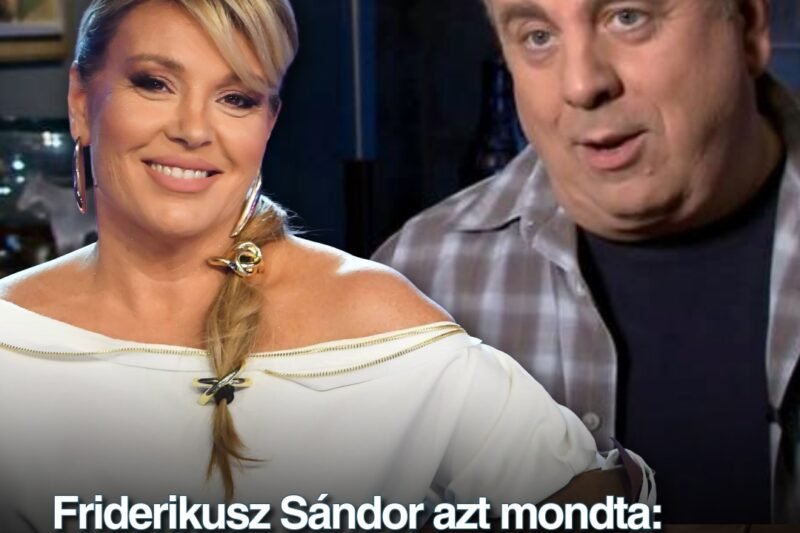 Friderikusz Sándor azt mondta: „Claudia a tévé torzszülöttje!… Egy szép pofika és semmi más „