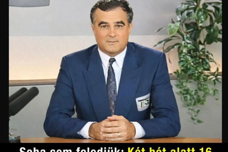 „Két hét alatt 16 kilót fogyott” – tragikus gyorsasággal vitte el a betegség Knézy Jenőt