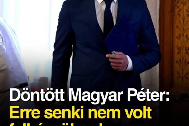 Döntött Magyar Péter: Erre senki nem volt felkészülve, hogy meglépi