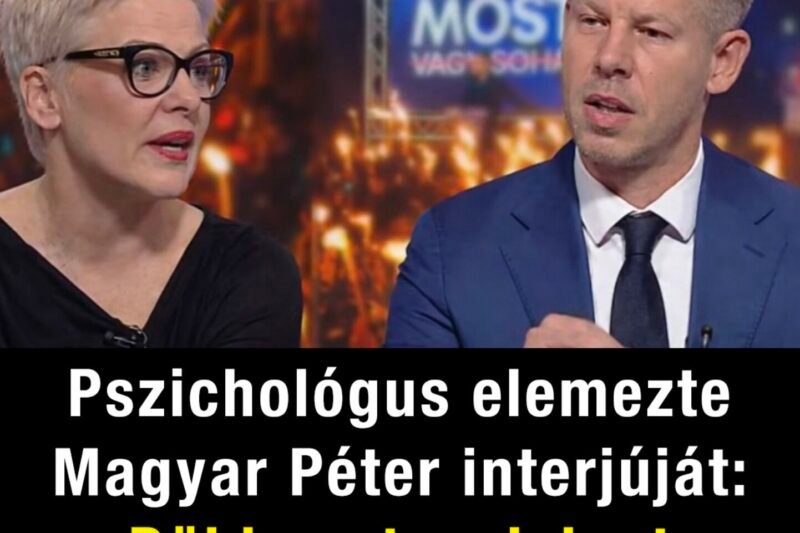Andrási Betty pszichológus elemezte ki Magyar Péter interjúját: döbbenetes dolgot mondott
