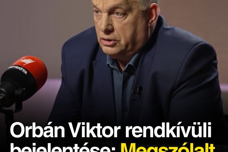 Orbán Viktor rendkívüli bejelentése: Megszólalt a lemondásról.