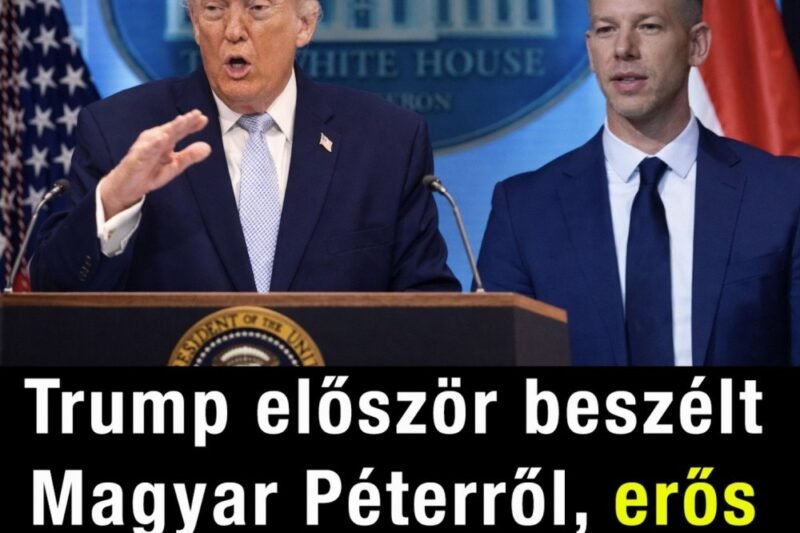 Trump először beszélt Magyar Péterről, erős mondatot küldött