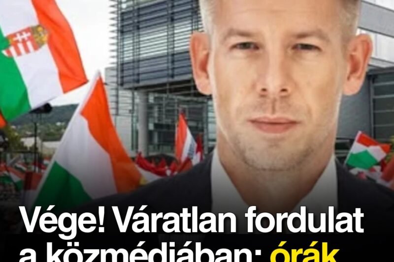 Elkezdődött! Váratlan fordulat a közmédiában: órák alatt minden megváltozott
