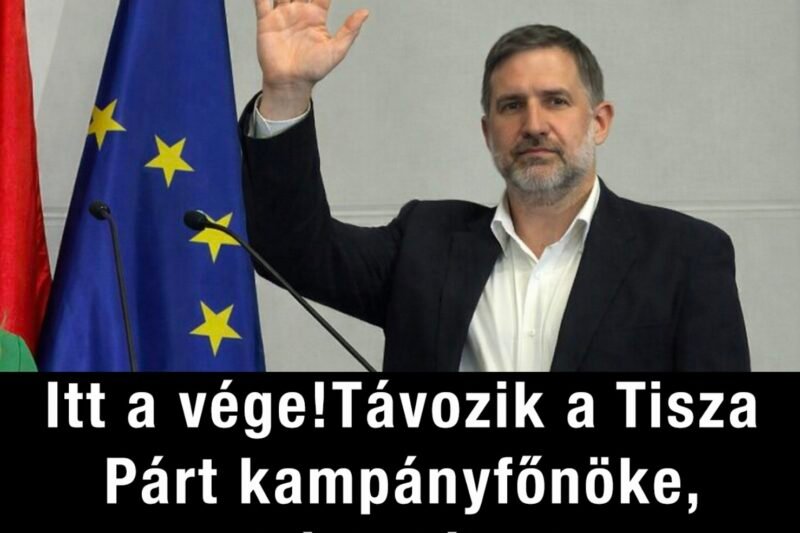 Távozik a Tisza Párt kampányfőnöke, Tóth Péter – búcsúzóul elárulta a győzelem titkos receptjét