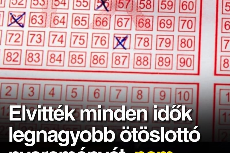Elvitték minden idők legnagyobb ötöslottó nyereményét, nem hiszed el ki nyerte meg