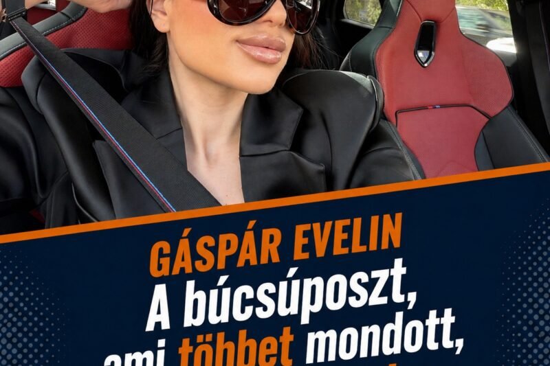 Gáspár Evelin búcsúja nemcsak egy állás végéről szólt, hanem egy korszak kommunikációjáról is