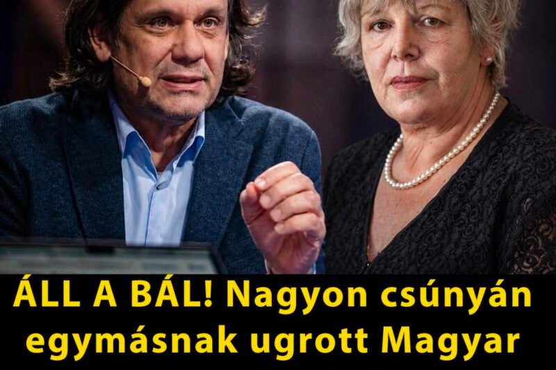 ÁLL A BÁL! Nagyon csúnyán egymásnak ugrott Magyar Péter anyukája és Deutsch Tamás!