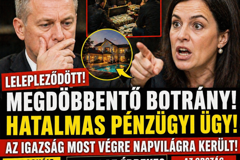 MEGDÖBBENTŐ BOTRÁNY! HATALMAS PÉNZÜGYI ÜGY RÁZZA MEG A KÖZÉLETET
