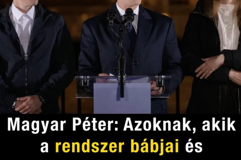 Magyar Péter nagyon kemény üzenetet küldött a régi rendszernek: távozásra szólította fel az állami vezetőket