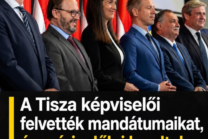 A Tisza képviselői felvették mandátumaikat, és máris dőlni kezdtek a dominók