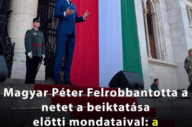 Felrobbant a facebook : íme Magyar Péter beiktatás előtti üzenete