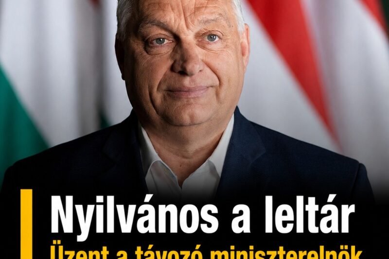 Itt a leköszönő Orbán-kormány leltára, üzent a távozó miniszterelnök