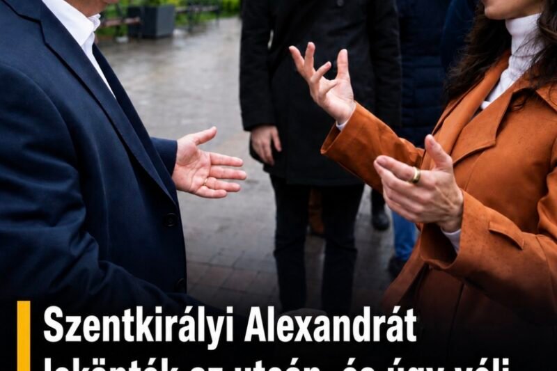 Szentkirályi Alexandrát leköpték az utcán,és úgy véli, Magyar Péter politikája miatt sötét idők jöhetnek Magyarországra!