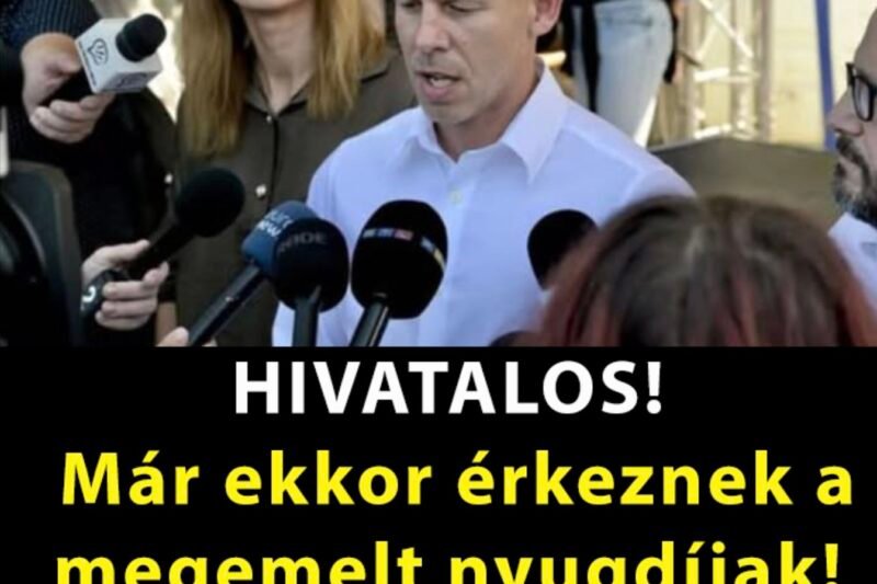 HIVATALOS! Magyar Pétertől érkezett a hír: már ekkor jöhetnek a megemelt nyugdíjak