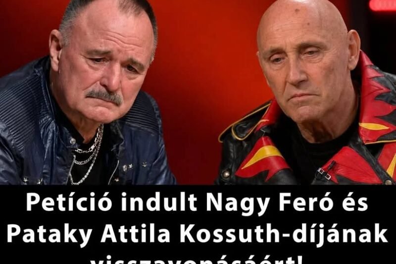 Petíció indult Nagy Feró és Pataky Attila Kossuth-díjának visszavonásáért