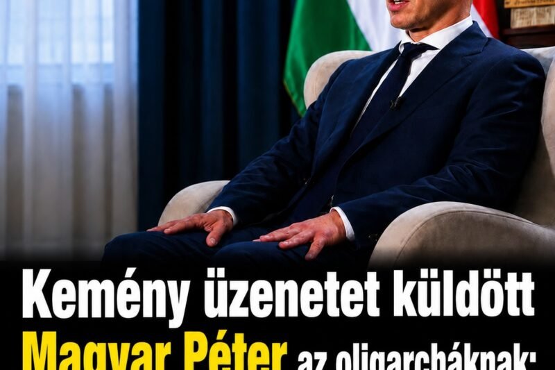 Magyar Péter kemény üzenetet küldött az oligarcháknak   Forrás: https://hirstart24.com/