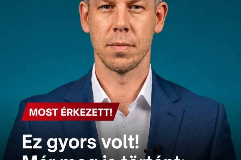 Ez gyors volt! Már meg is történt: leváltotta őt Magyar Péter, vége van!