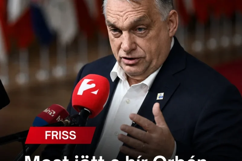 Drámai hír jött Orbán Viktorról!