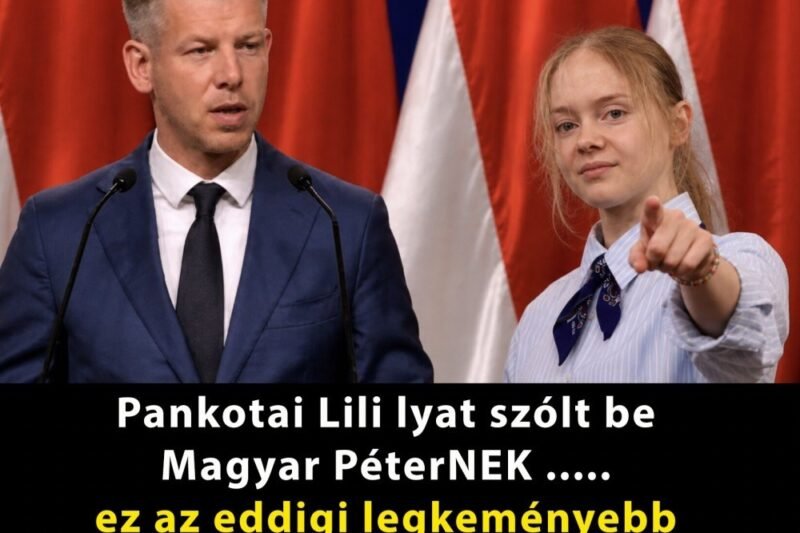 Pankotai Lili lyat szólt be Magyar Péternek……., ez az eddigi legkeményebb kritika ! 👇 𝗖𝗶𝗸𝗸 𝗮 𝗵𝗼𝘇𝘇𝗮́𝘀𝘇𝗼́𝗹𝗮́𝘀𝗯𝗮𝗻
