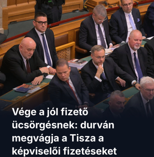 Vége a jól fizető ücsörgésnek: durván megvágja a Tisza a képviselői fizetéseket
