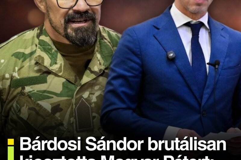 Magyar Pétert durván kiosztotta Bárdosi
