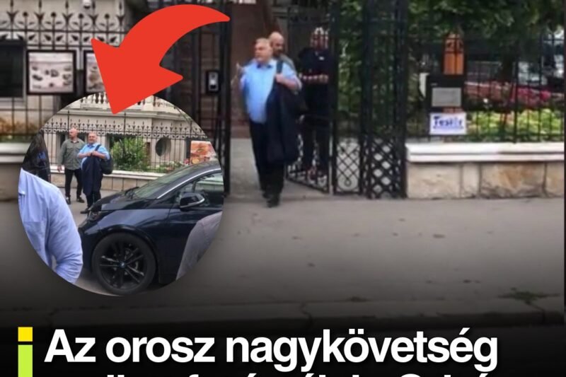 Mire készül? Az orosz nagykövetség mellett fotózták le Orbán Viktort