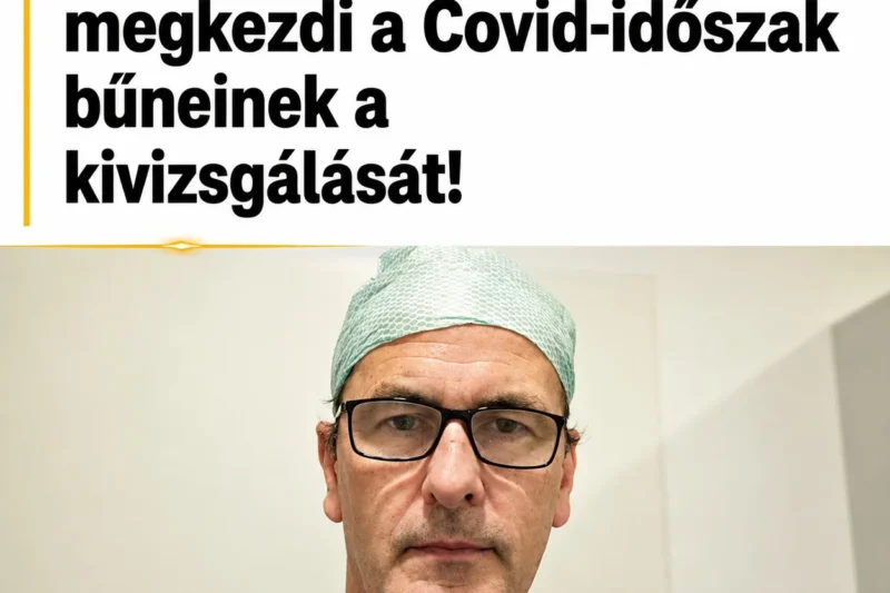 Hegedős Zsolt megkezdi a Covid-időszak bűneinek a kivizsgálását!