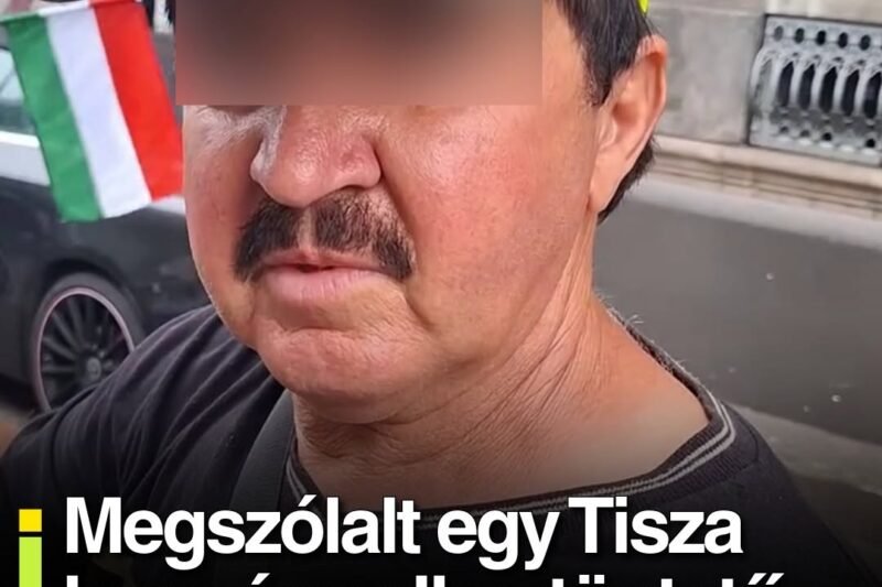 Megszólalt egy Tisza kormány ellen tüntető