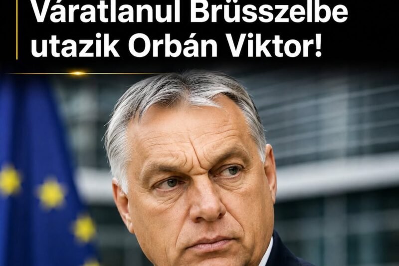 Fordulat jöhet Európában? Mire készül? Váratlanul Brüsszelbe utazik Orbán Viktor
