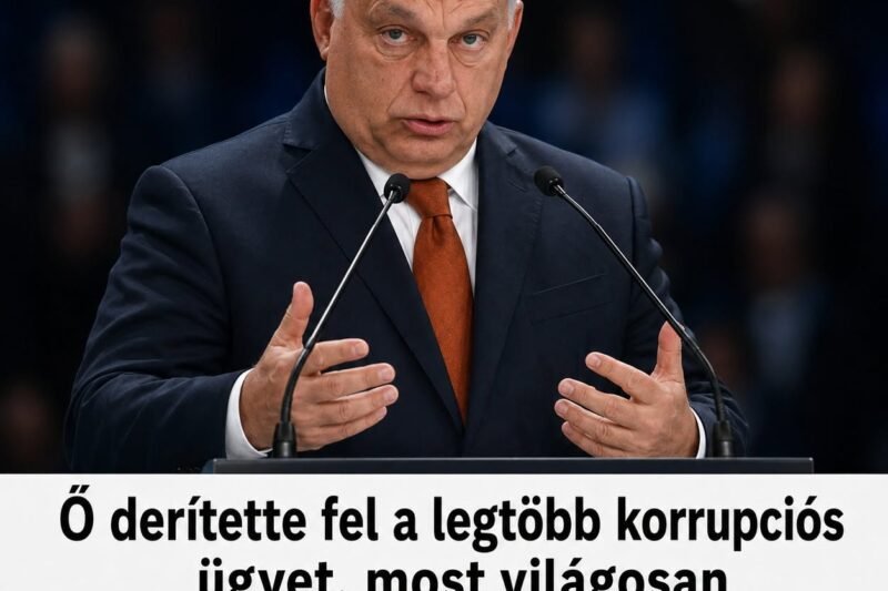 Ő derítette fel a legtöbb korrupciós ügyet, most világosan kijelentette: Orbánt börtönbe kell zárni! 👇𝐂𝐢𝐤𝐤 𝐚 𝐡𝐨𝐳𝐳𝐚́𝐬𝐳𝐨́𝐥𝐚́𝐬𝐨𝐤𝐧𝐚́𝐥!