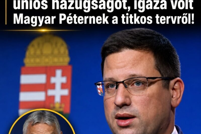 Gulyás Gergely nyíltan beismerte a több milliárdos uniós hazugságot, igaza volt Magyar Péternek a titkos tervről!