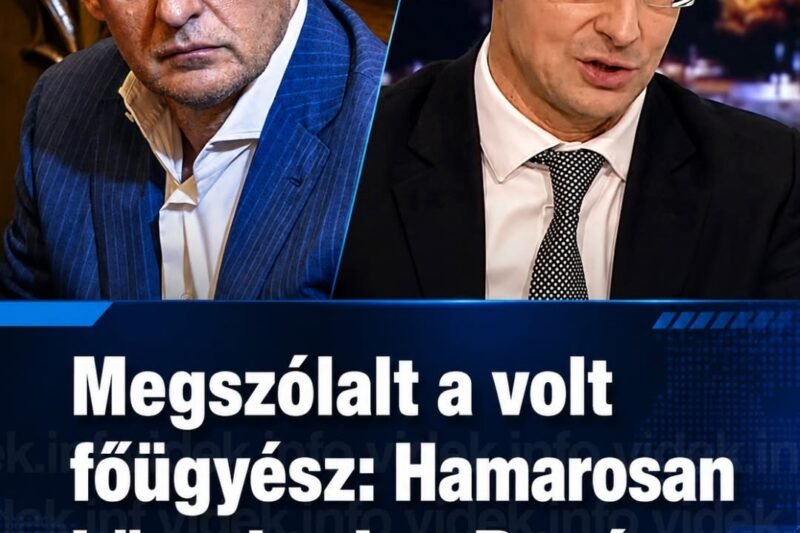 Megszólalt a volt főügyész: Hamarosan következhet Rogán és Szijjártó