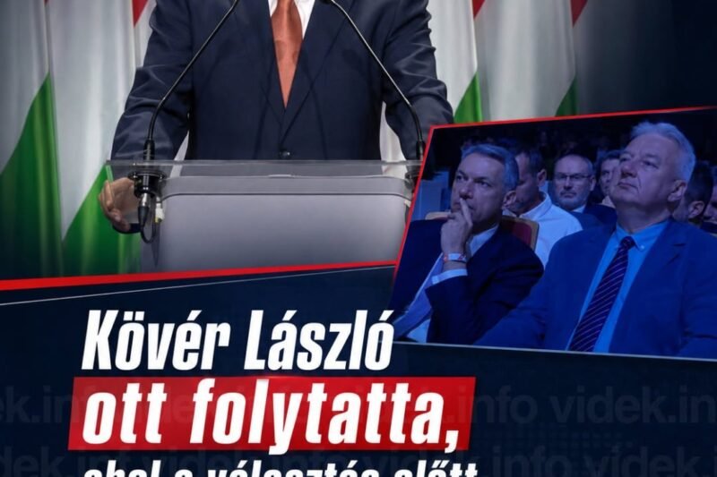 Kövér László ott folytatta, ahol a választás előtt abbahagyta, bicskanyitogató amit tett;